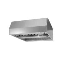 Зонт вытяжной закрытый ЗВЗб - 1200*2000*400 "Base", островной (к-т светильников)