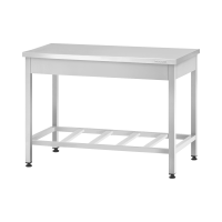 Стол производственный СПРп - 1000*700*860 "Profi Ral" (полка-решетка)