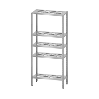 Стеллаж полочный СПЛб - 1500*500*1600 "Base" (полка-решетка 5 шт.)