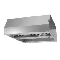 Зонт вытяжной закрытый ЗВЗн - 1500*1600*400 "Norma Inox", островной