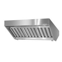 Зонт приточно-вытяжной полуоткрытый ЗППб - 1200*2000*400 "Base", островной