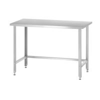 Стол производственный СПРн - 1000*600*860 "Norma Inox" (полка-обвязка разборная, ножка угловая)