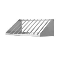 Сушка для крышек вертикальная СКВн - 300*400*260 "Norma Inox", нерж. сталь, 6 ячеек (поддон)