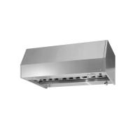 Зонт вытяжной закрытый ЗВЗб - 800*1000*400 "Base", пристенный (к-т светильников)