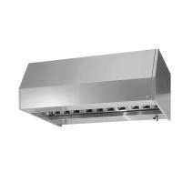 Зонт вытяжной закрытый ЗВЗн - 800*1000*400 "Norma Inox", пристенный