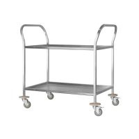 Тележка для сервировки ТДСп - 900*600*860 "Profi Inox", 2 уровня