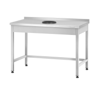 Стол производственный СПРп - 1000*700*860 "Profi Ral", сбор отходов, борт (полка-обвязка)