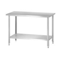 Стол производственный СПРн - 1800*800*860 "Norma Zn" (полка сплошная; ножка угловая)