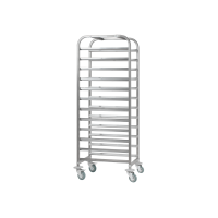 Тележка-шпилька ТШПп - 510*380*1800 "Profi Ral", 12 уровней подносов 400-450*360