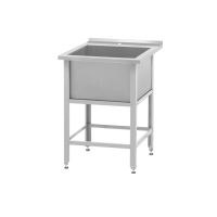 Ванна моечная ВМСб - 530 "Base" (полка с отверстием, борт)