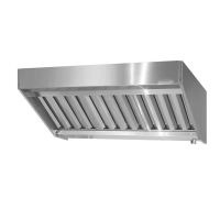 Зонт вытяжной полуоткрытый ЗВПб - 1800*1000*400 "Base", пристенный